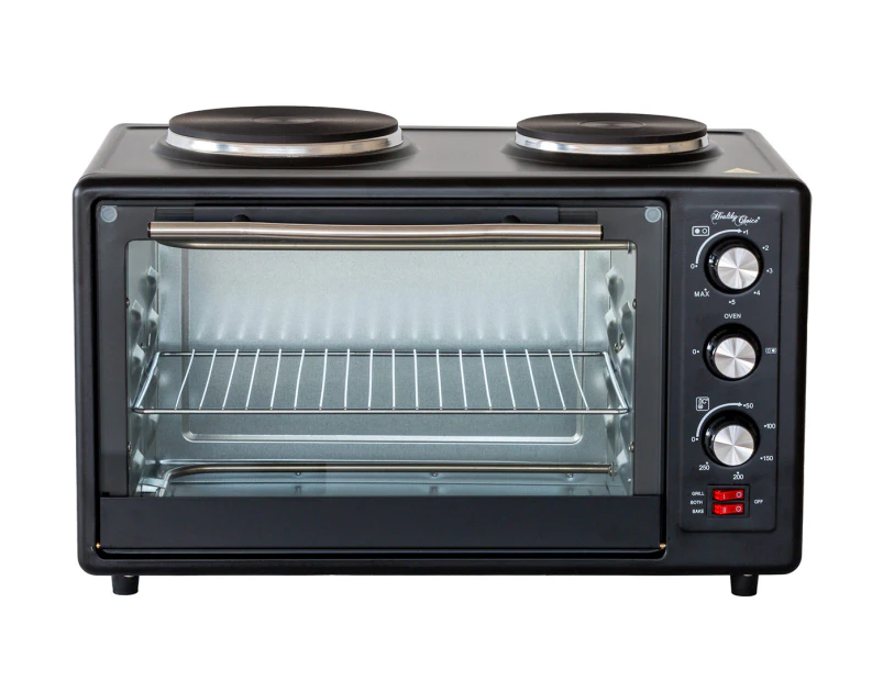 Healthy Choice Portable Electric Oven w/ Rotisserie 34L