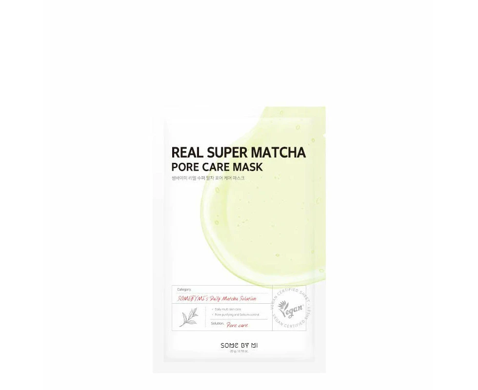 Real Care Mask - Real Super Matcha Pore Care