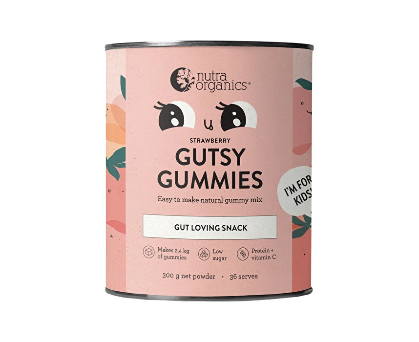 Nutra Organics Gutsy Gummies Strawberry 300g