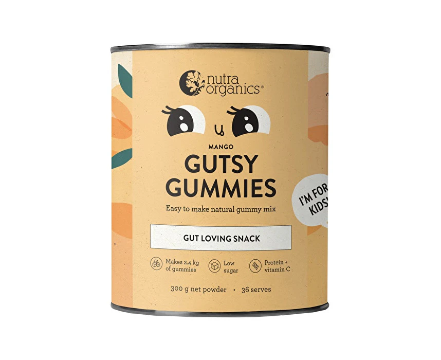 Nutra Organics Gutsy Gummies Mango 300g