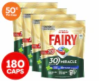 4 x 45pk Fairy 30 Minute Miracle Dishwasher Caps