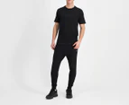 Champion Men's Tonal Script Tee / T-Shirt / Tshirt - Black