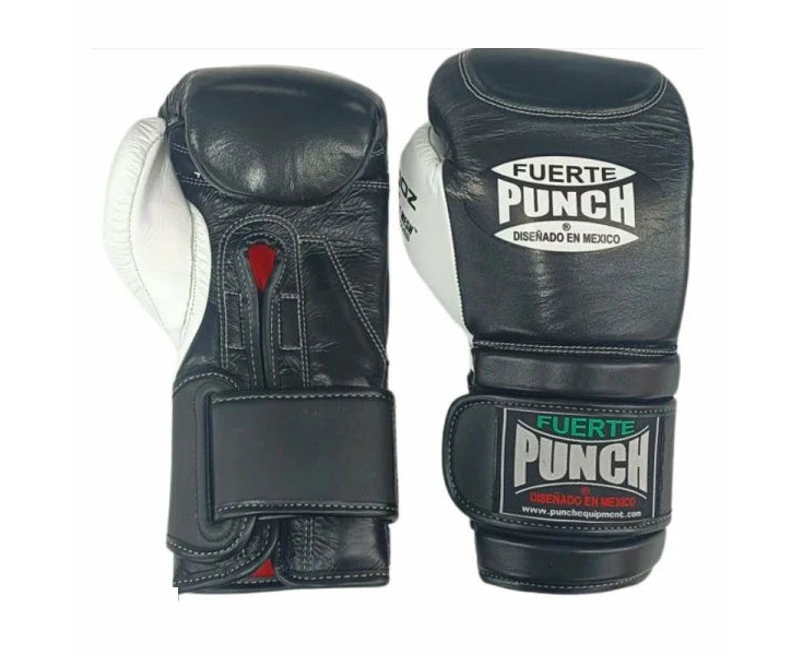 Punch Boxing Gloves Mexican Fuerte FIBREMESH OSO - Black