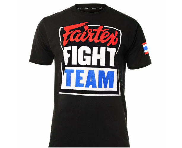 Fairtex T Shirt Fight Team Black Blue