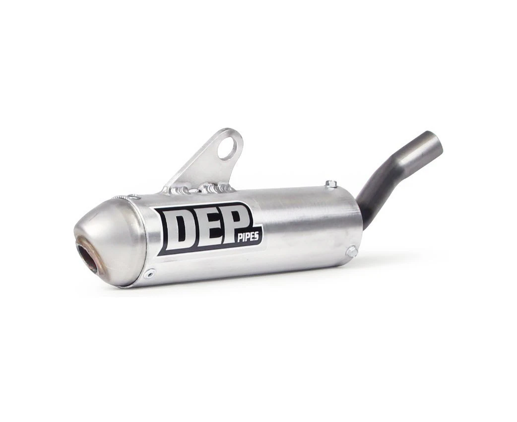 Yamaha YZ80 1993-2018 DEP Silver MX 2 Stroke Silencer Exhaust Muffler Pipe