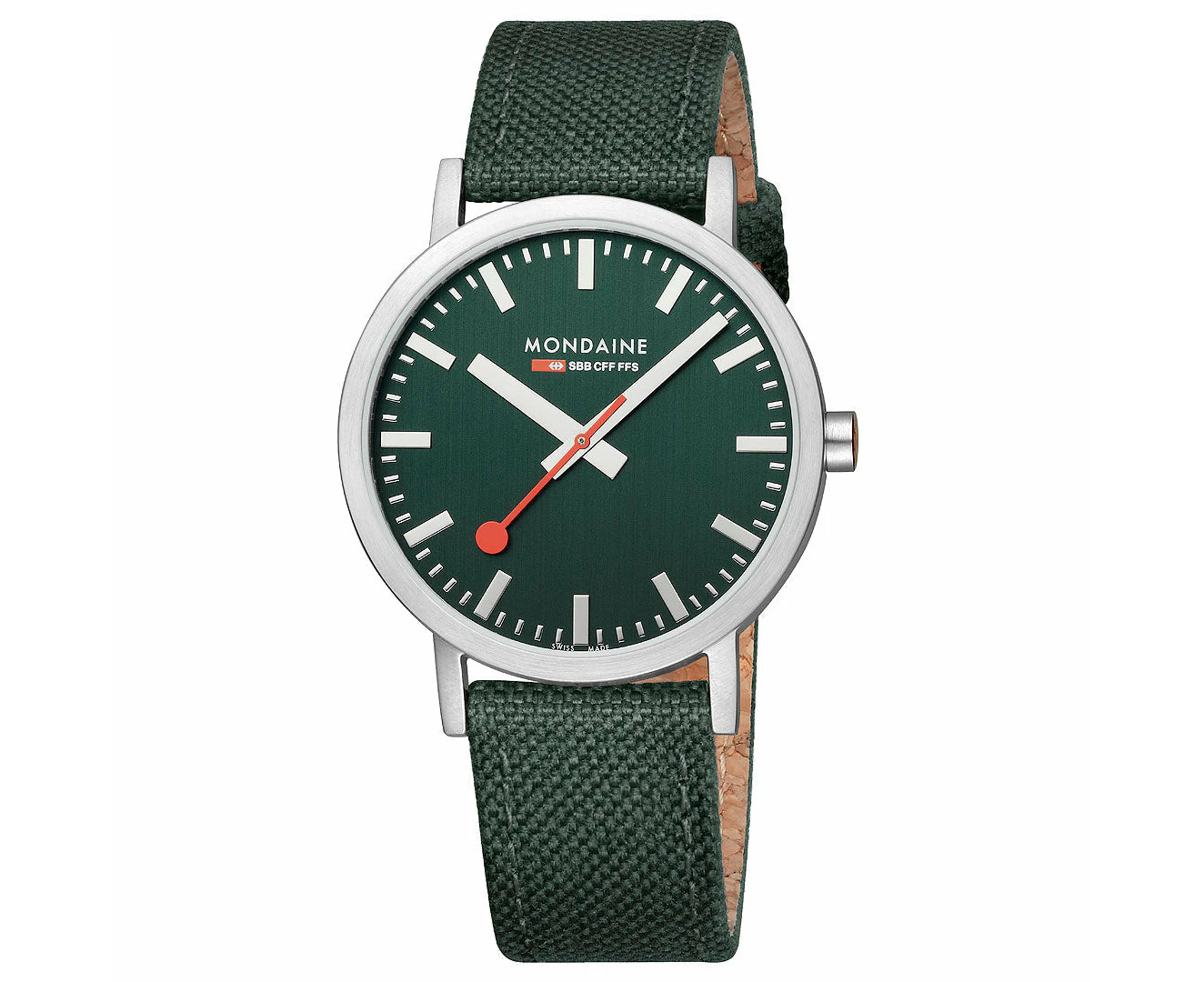 Mondaine Official Swiss Railways Classic Forest Green 40mm Watch