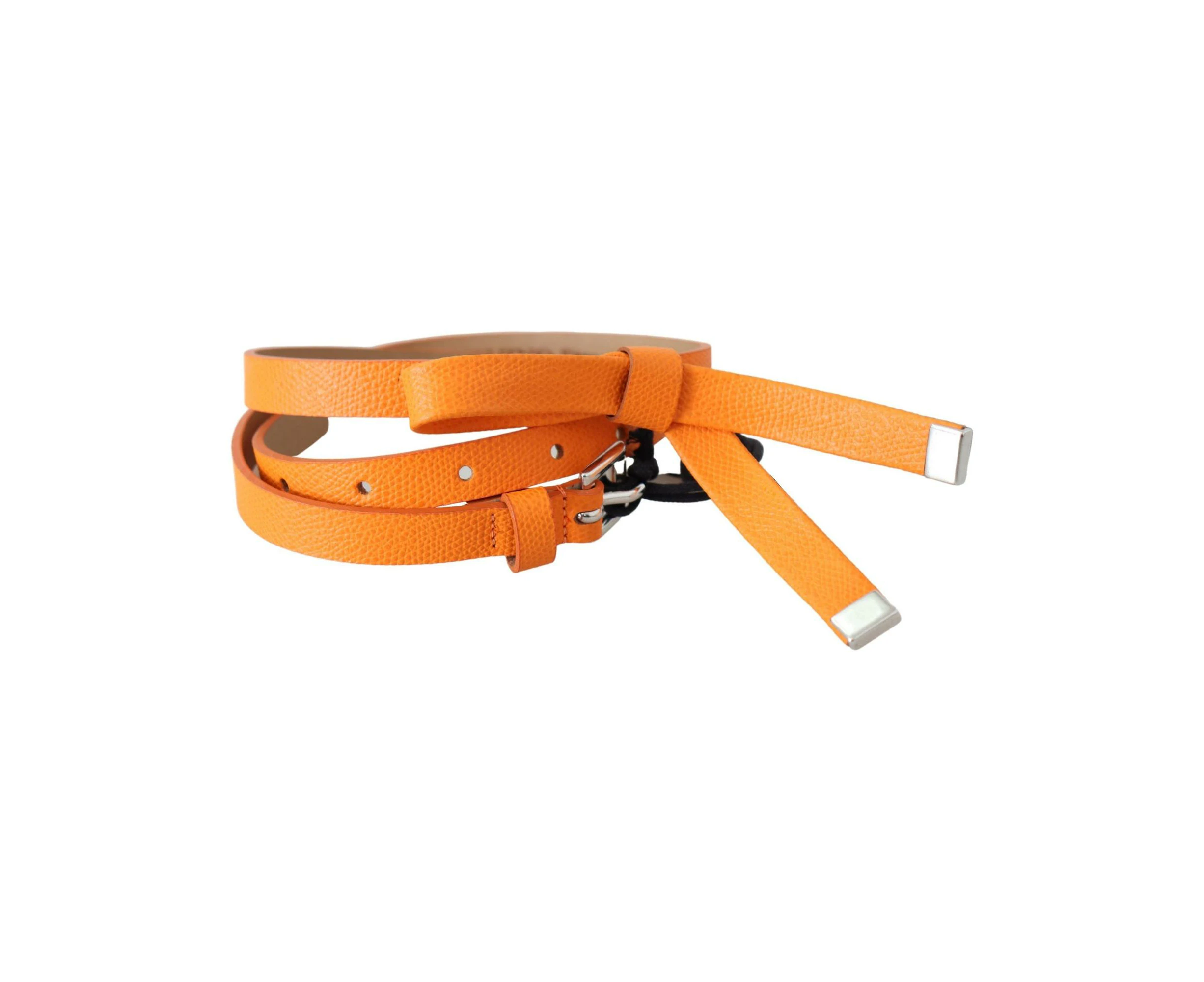 Leather Double Buckle Belt