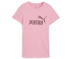 Puma Women's Essentials+ Animal Logo Tee - Mauved Out