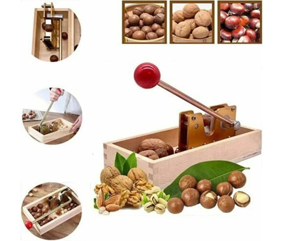 Walnut Tool Macadamia Opener Kitchen Nut Cracker With Handle Peeling Machine