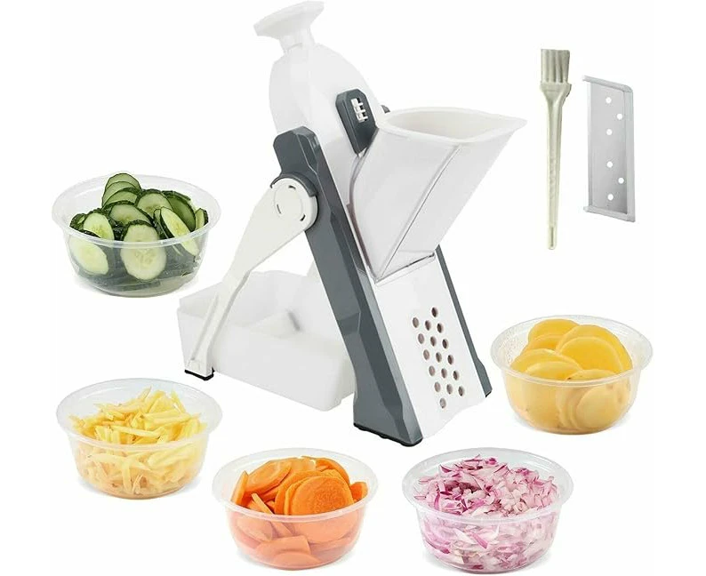 Multifunctional Kitchen Chopping Artifact Vegetable Slicer Food Chopper-Grey