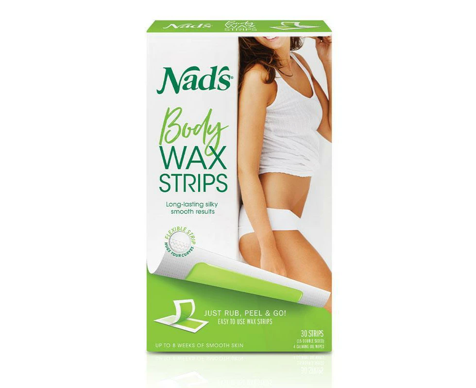 Nads Body Wax Strips 30