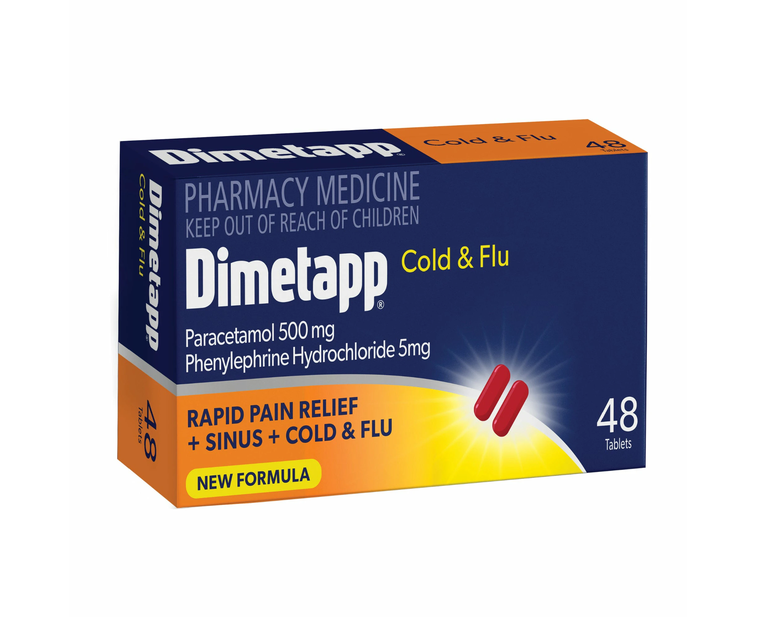 DIMETAPP COLD & FLU 48TAB