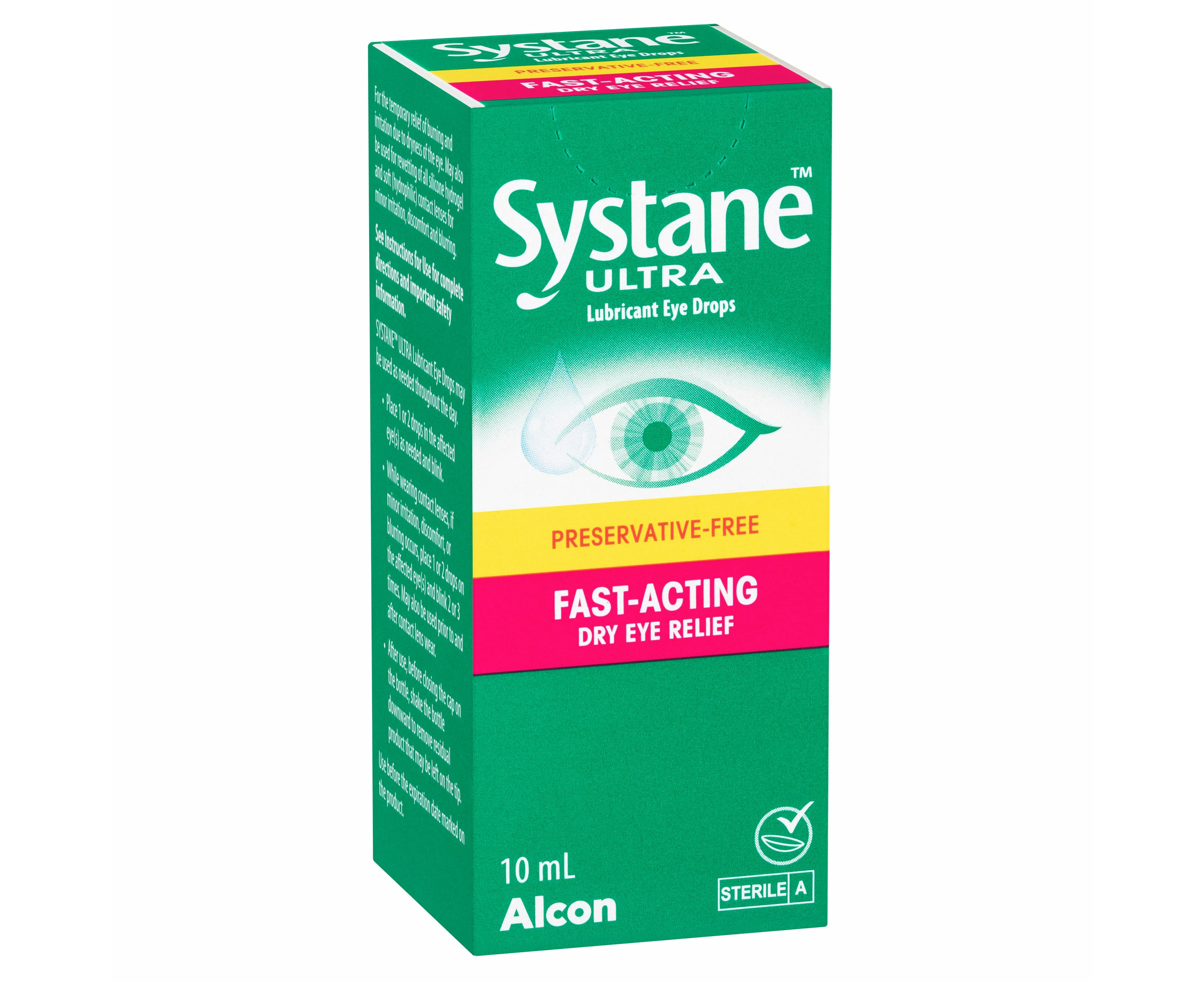 Systane Ultra Multi Dose Preservative Free Lubricant Eye Drops 10ml