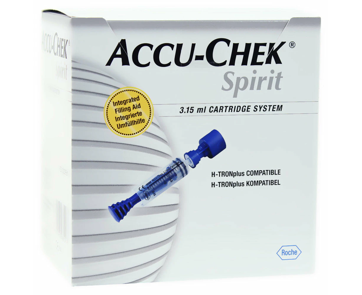 Accu-Chek Spirit Cartridge 3.15ml 25 Pack