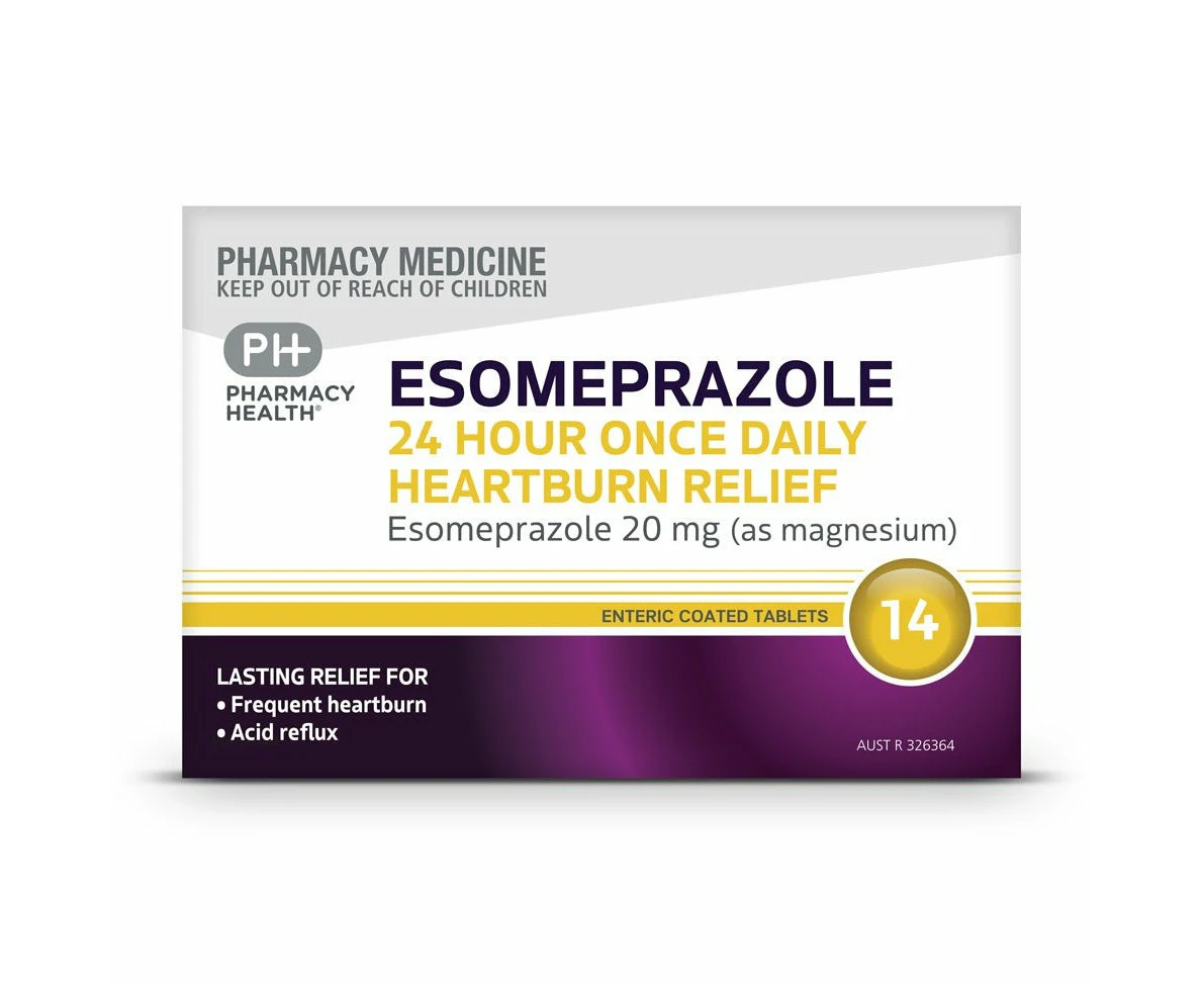 Pharmacy Health Esomeprazole 24h 1daily 20mg 14tab