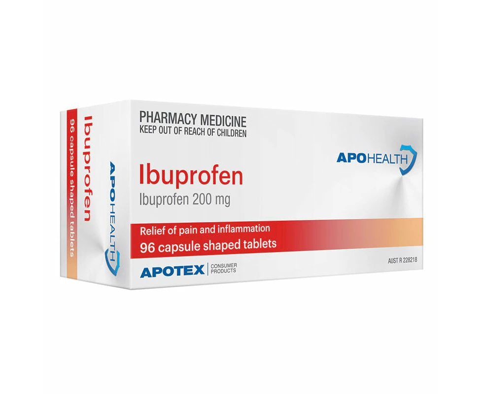 Apohealth Ibuprofen 200mg 96 Tablets