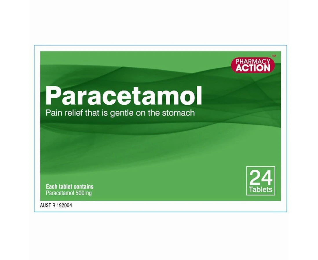 Pharmacy Action Paracetamol 24 Tabs (Generic for PANADOL)