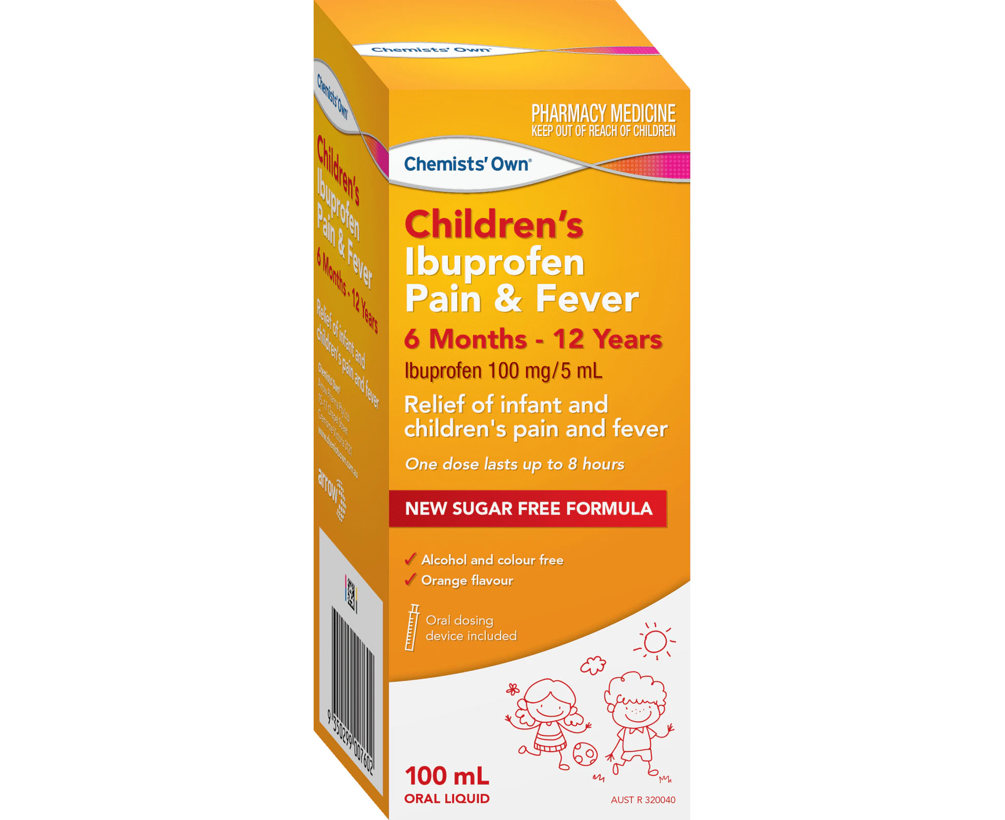 Chemists' Own Children's Ibuprofen Pain & Fever 6 M-12 Years 100ml