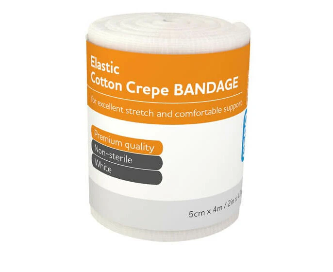 Aerocrepe Elastic Cotton Crepe Bandages 5cm X 4m