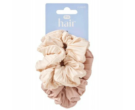 PHarmacy Health SCRUNCHIE LUXE NUDE 2PK