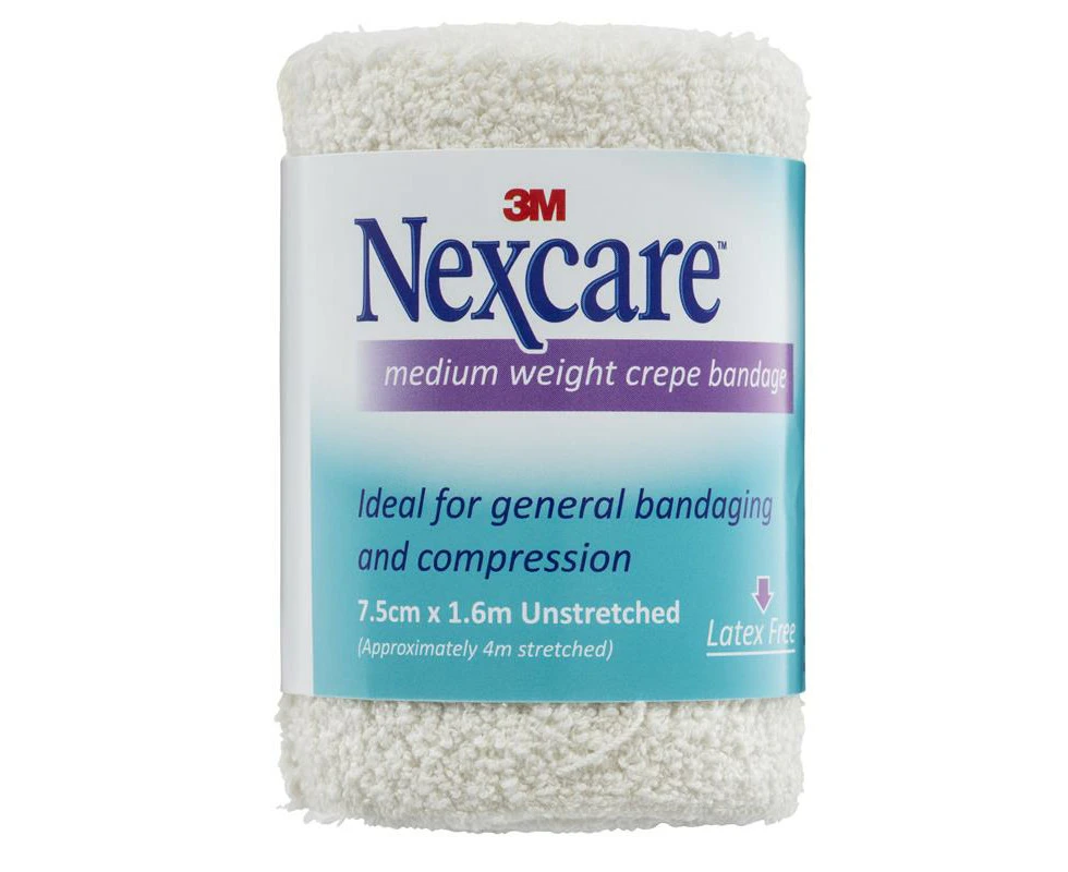 Nexcare Crepe Bandage 75mm X 1.6m