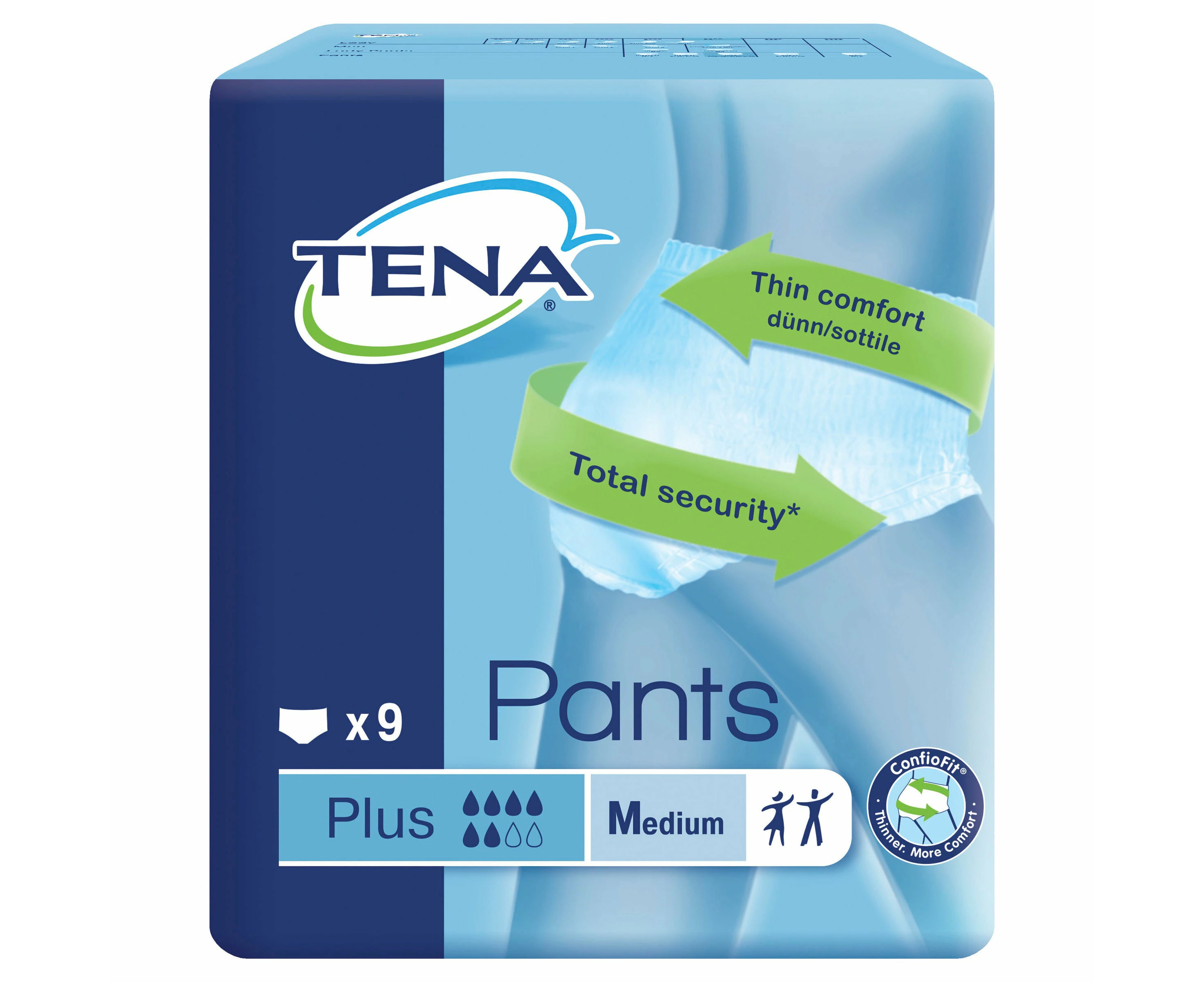 Tena Pants Plus Medium 9PK