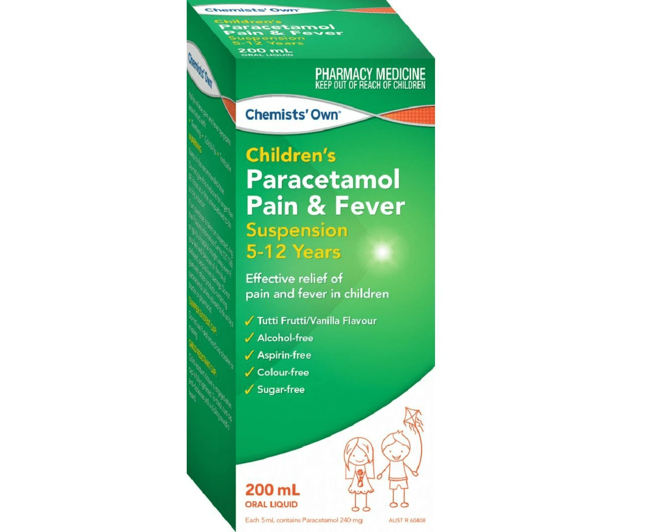 Chemists' Own Children's Paracetamol 5-12 Years 200ml (Generic of Panadol)