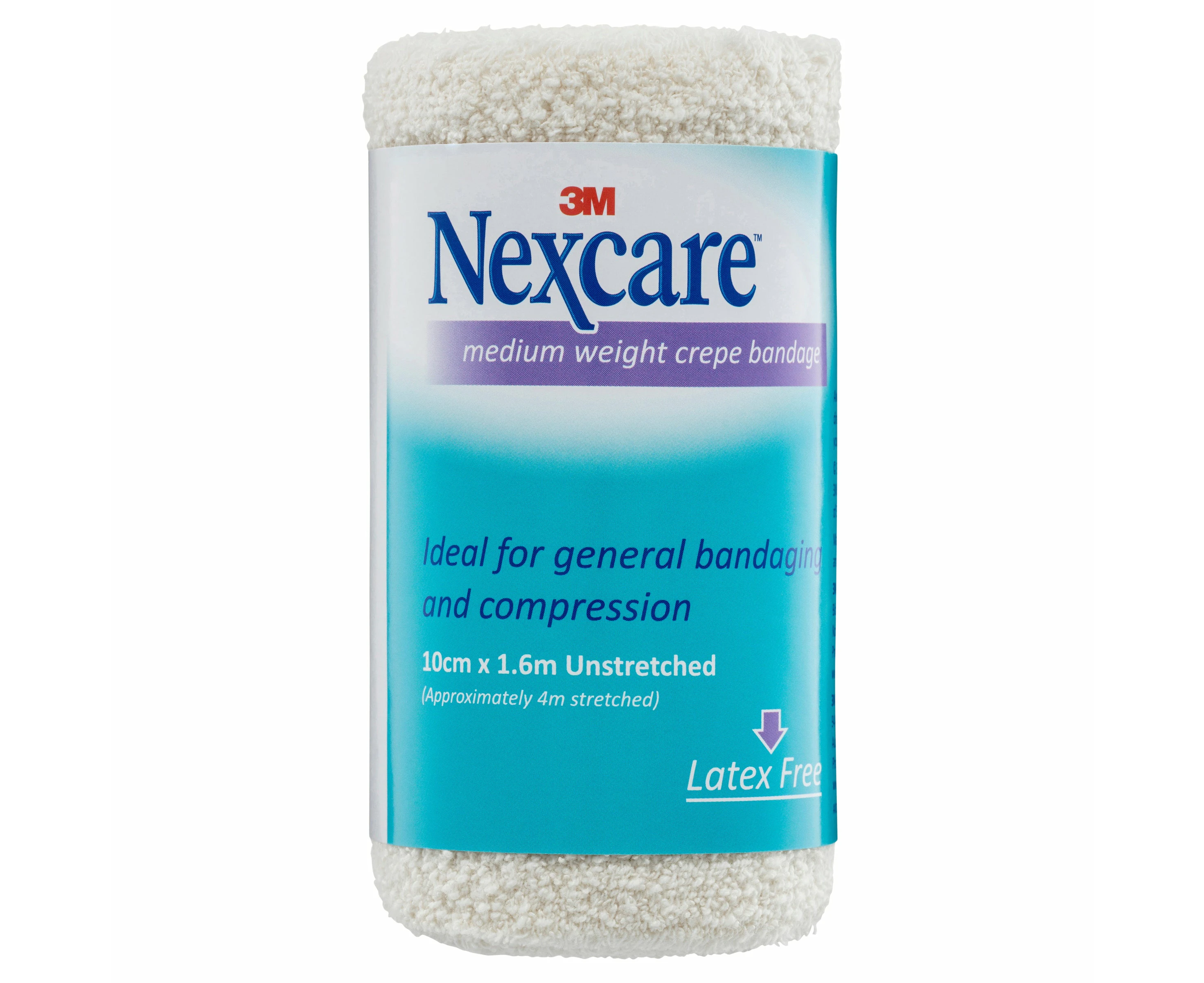 Nexcare Crepe Bandage 100mm X 1.6m