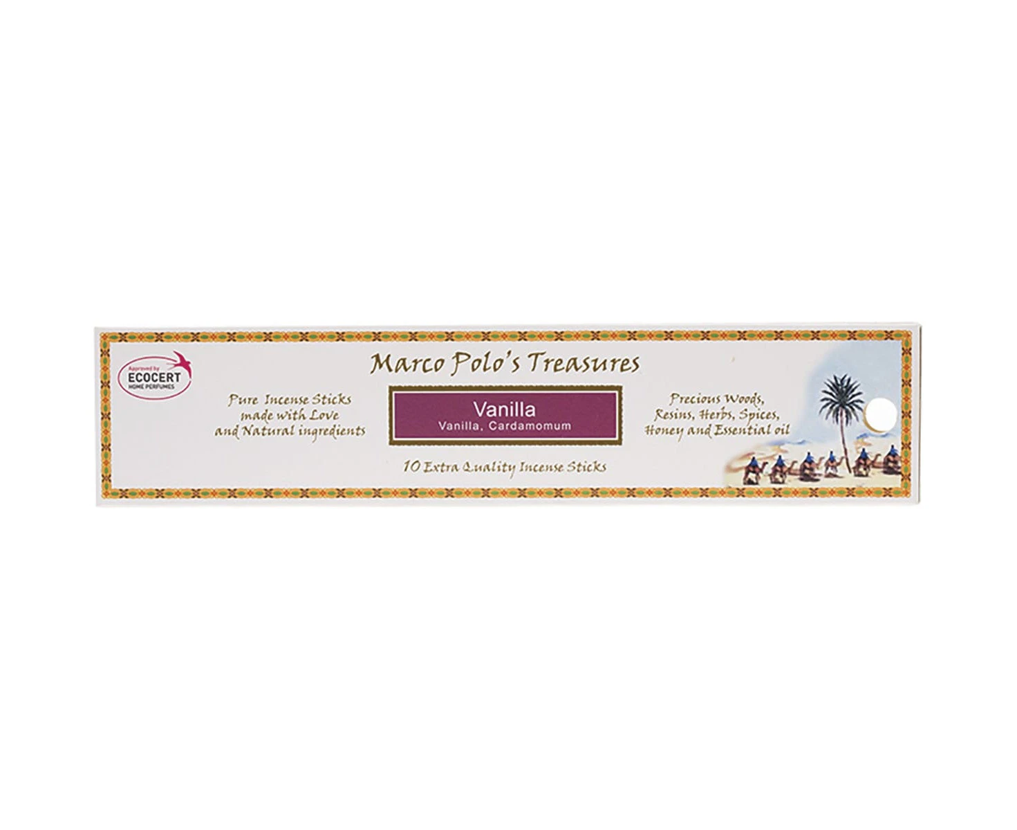 MARCO POLO'S TREASURES Incense Sticks Vanilla 10