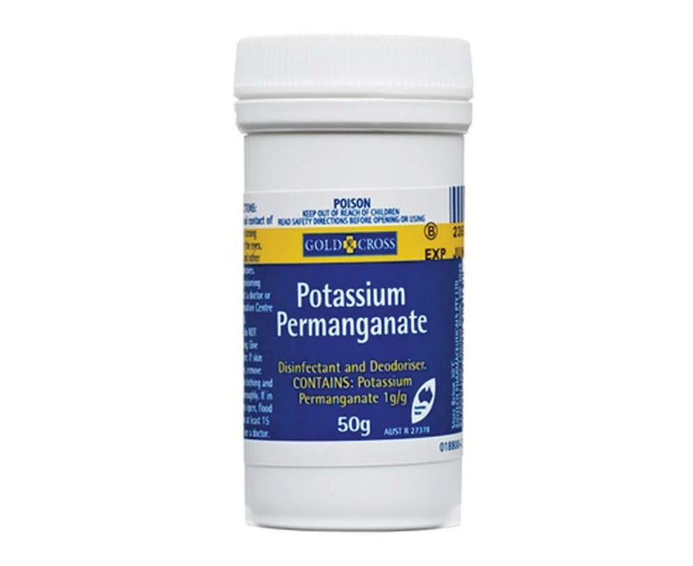 Gold Cross Potassium Permanganate 50g