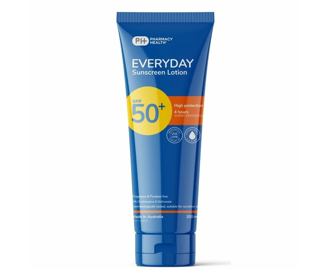 Pharmacy Health Sunscreen  Everyday Lotion Spf50+ 200ml