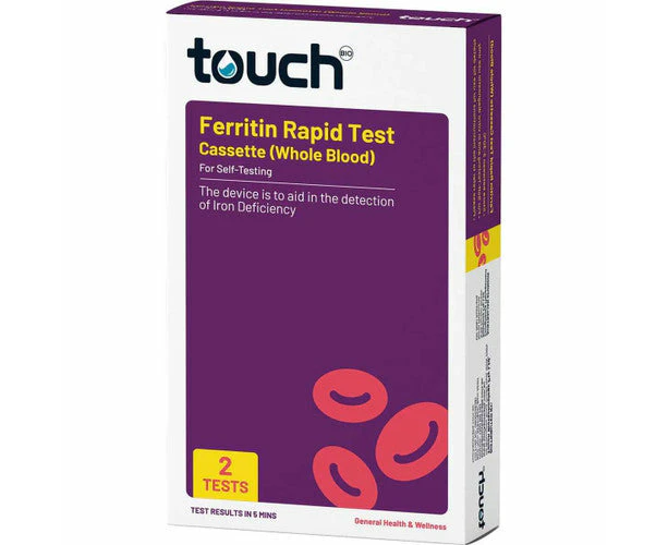 Touchbio Iron Ferritin Rapid Test 2 Pack