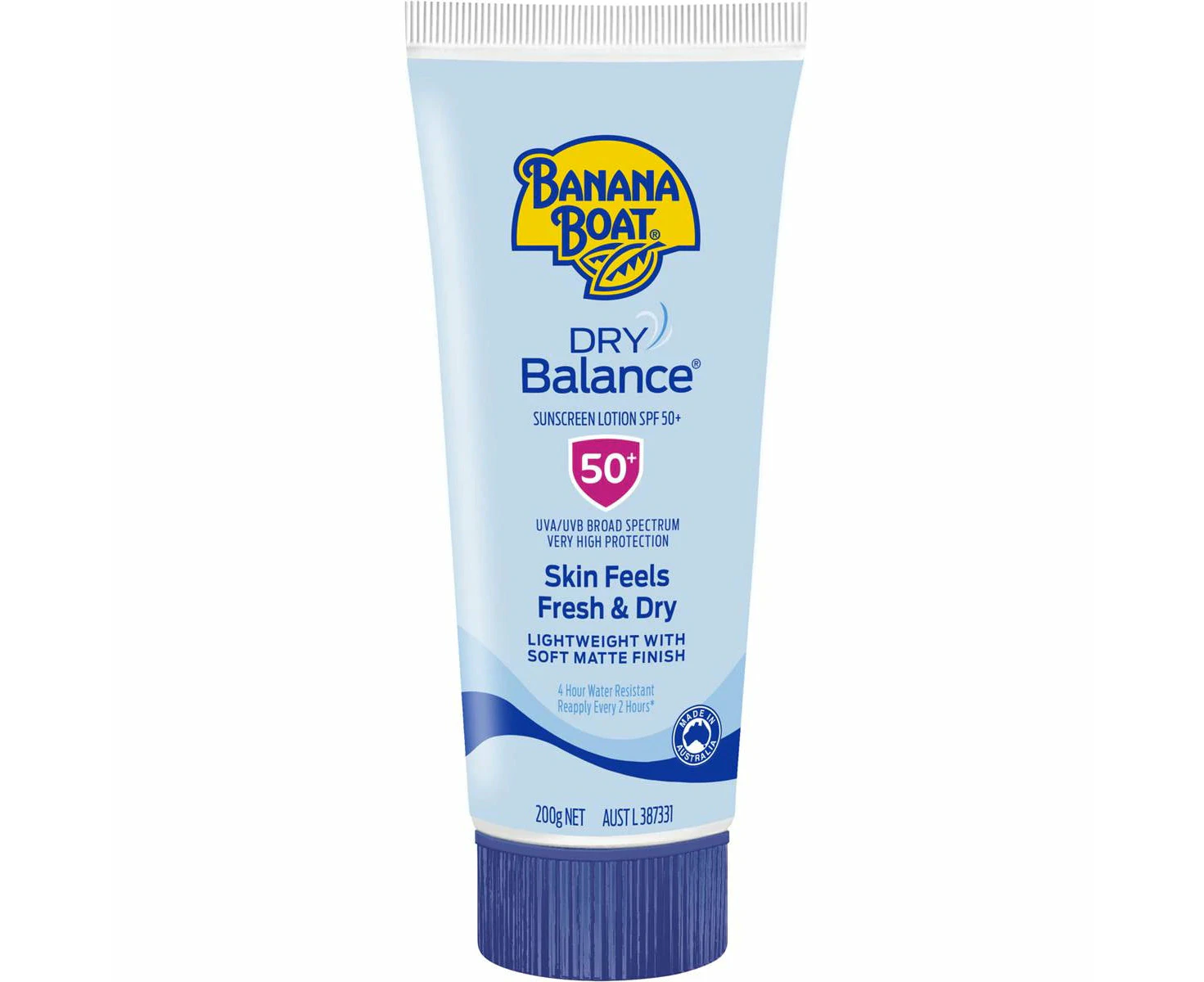 Banana Boat SPF 50+ Dry Balance Sunscreen Lotion 200g