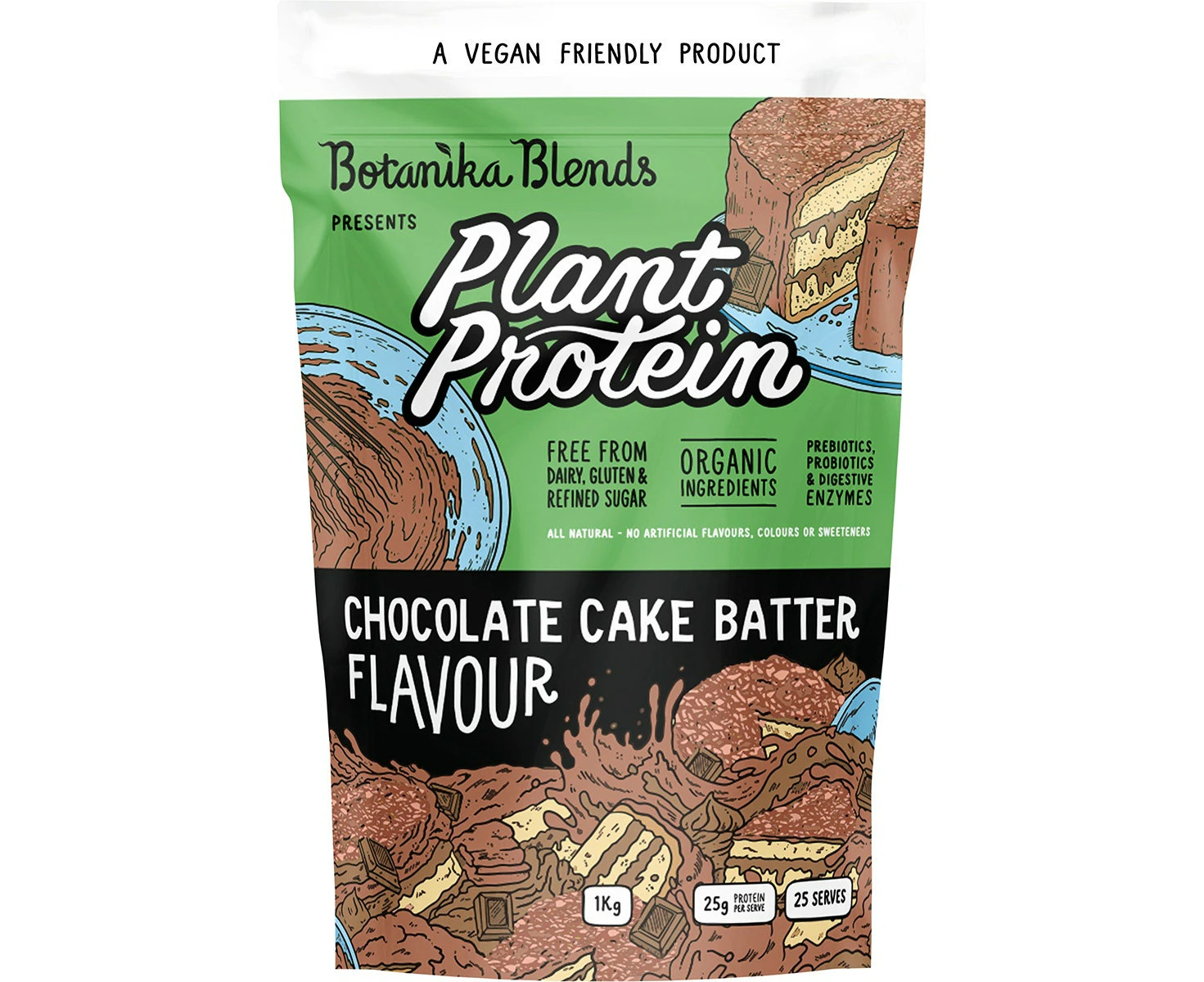 Botanika Blends Plant Protein Chocolate Cake Batter 1kg