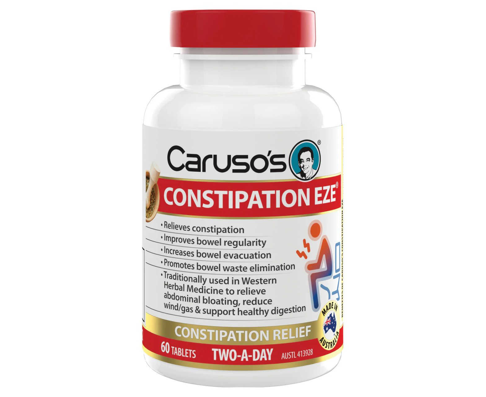 Caruso's CONSTIPATION EZE 60 Tablets