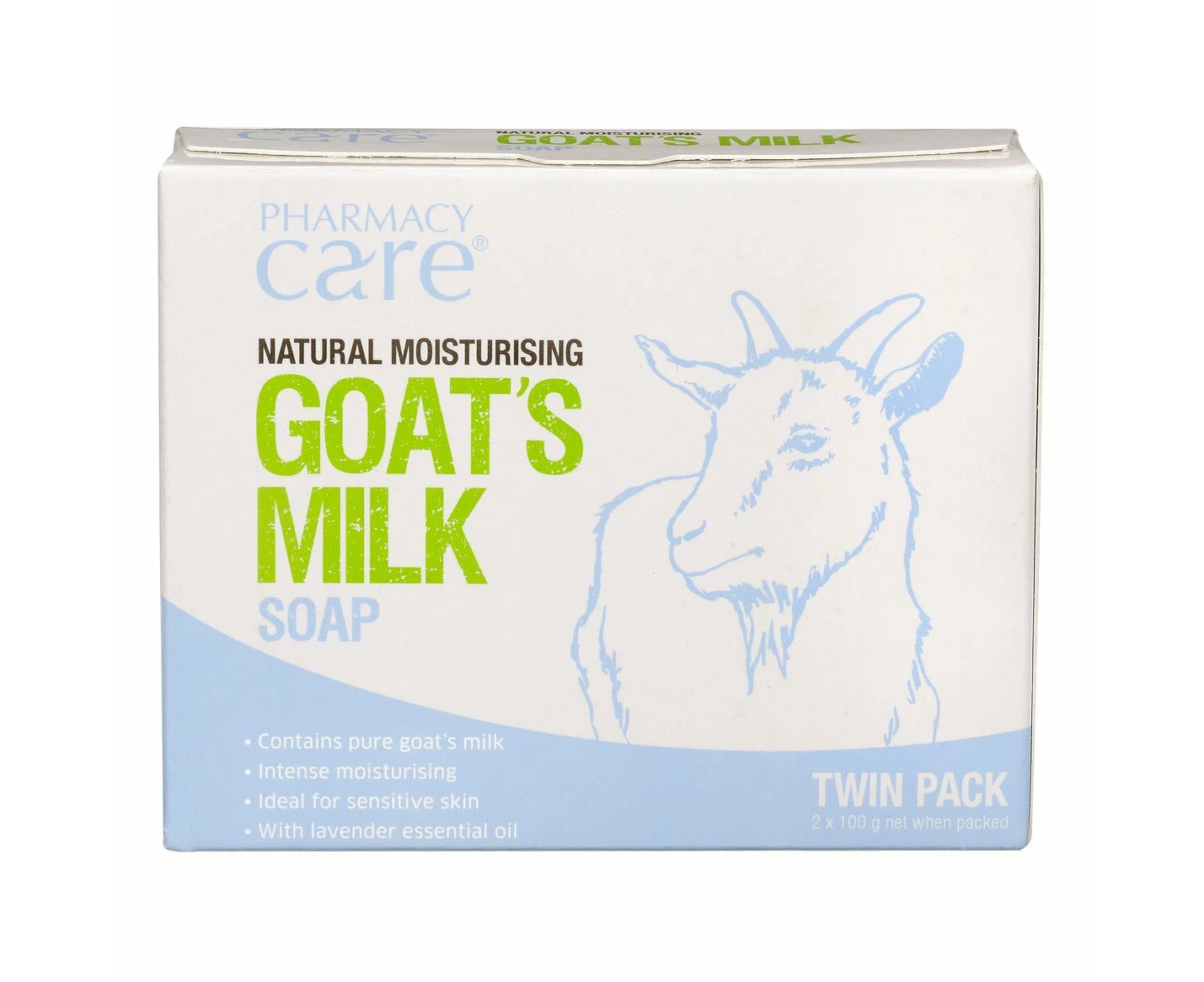 Pharmacy Care Goats Milk Soap Twin Pack