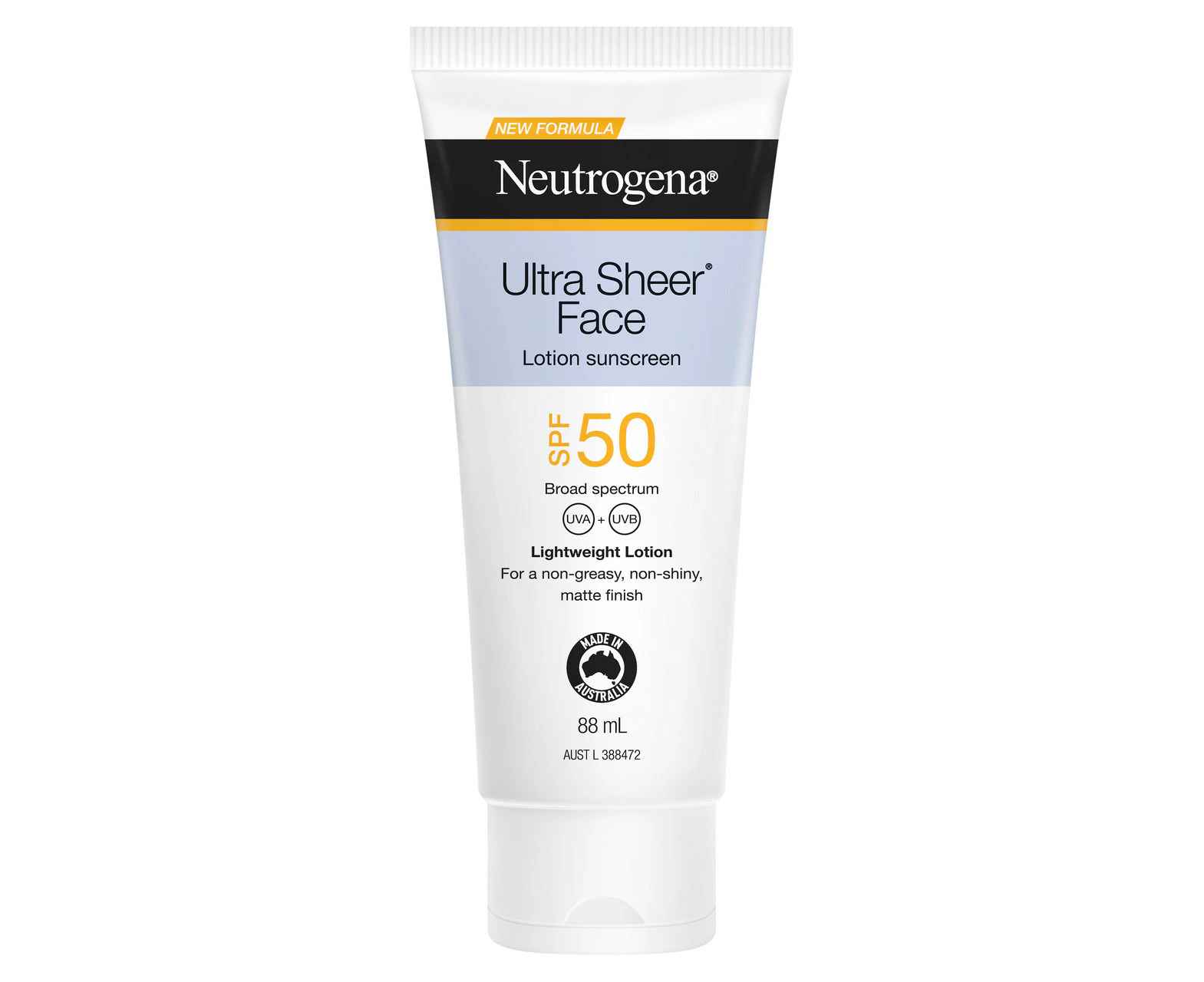 Neutrogena Ultra Sheer Face Lotion Sunscreen SPF50 88 ml