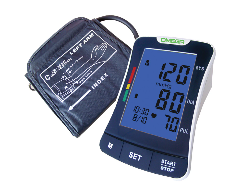 OMEGA ARM-TYPE AUTOMATIC BLOOD PRESSURE MONITOR