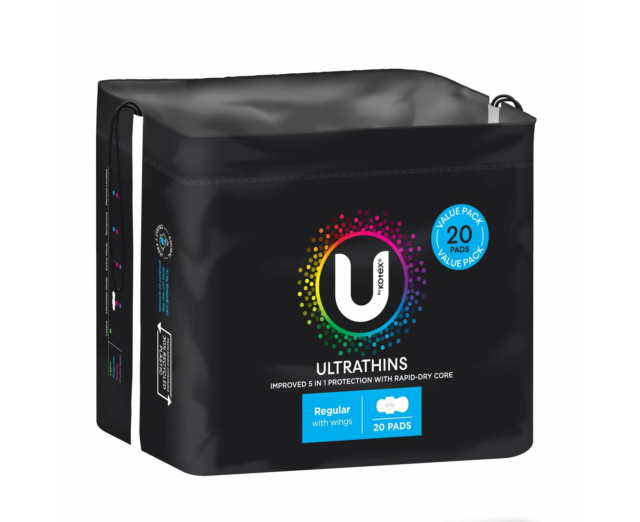 U BY KOTEX Ultrathin REGULAR WING BULK 20