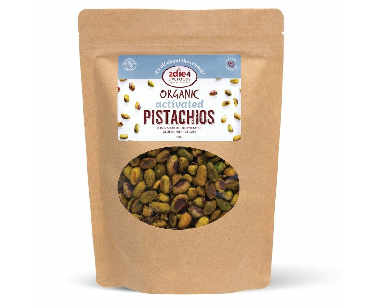 2die4 Live Foods Organic Activated Pistachios 250g