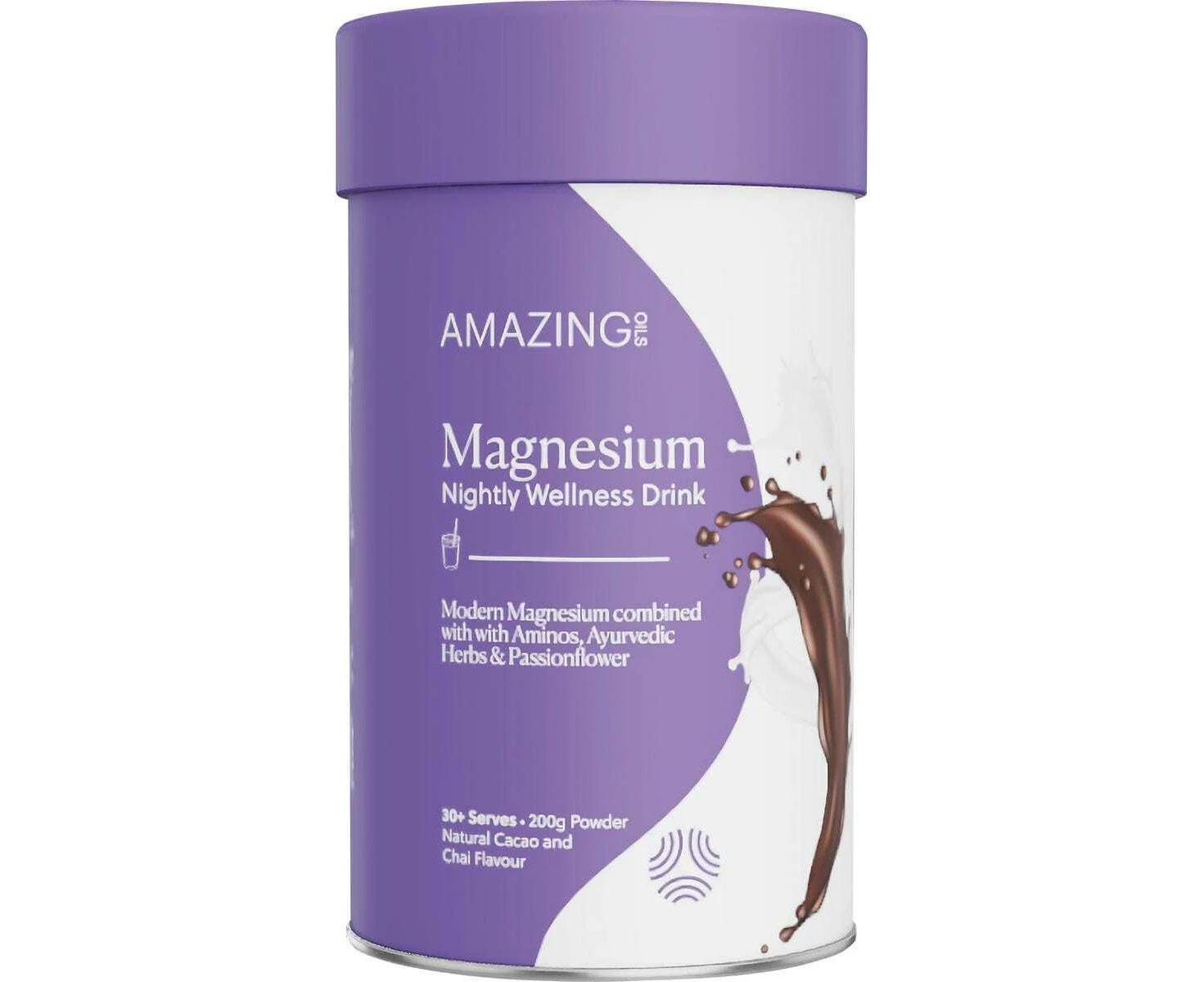 Magnesium Nightly Wellness Drink - Cacao & Chai 200g