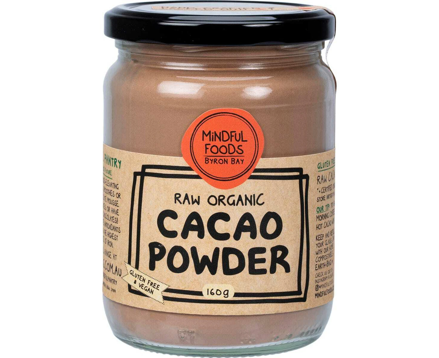 Raw Organic Cacao Powder 160g