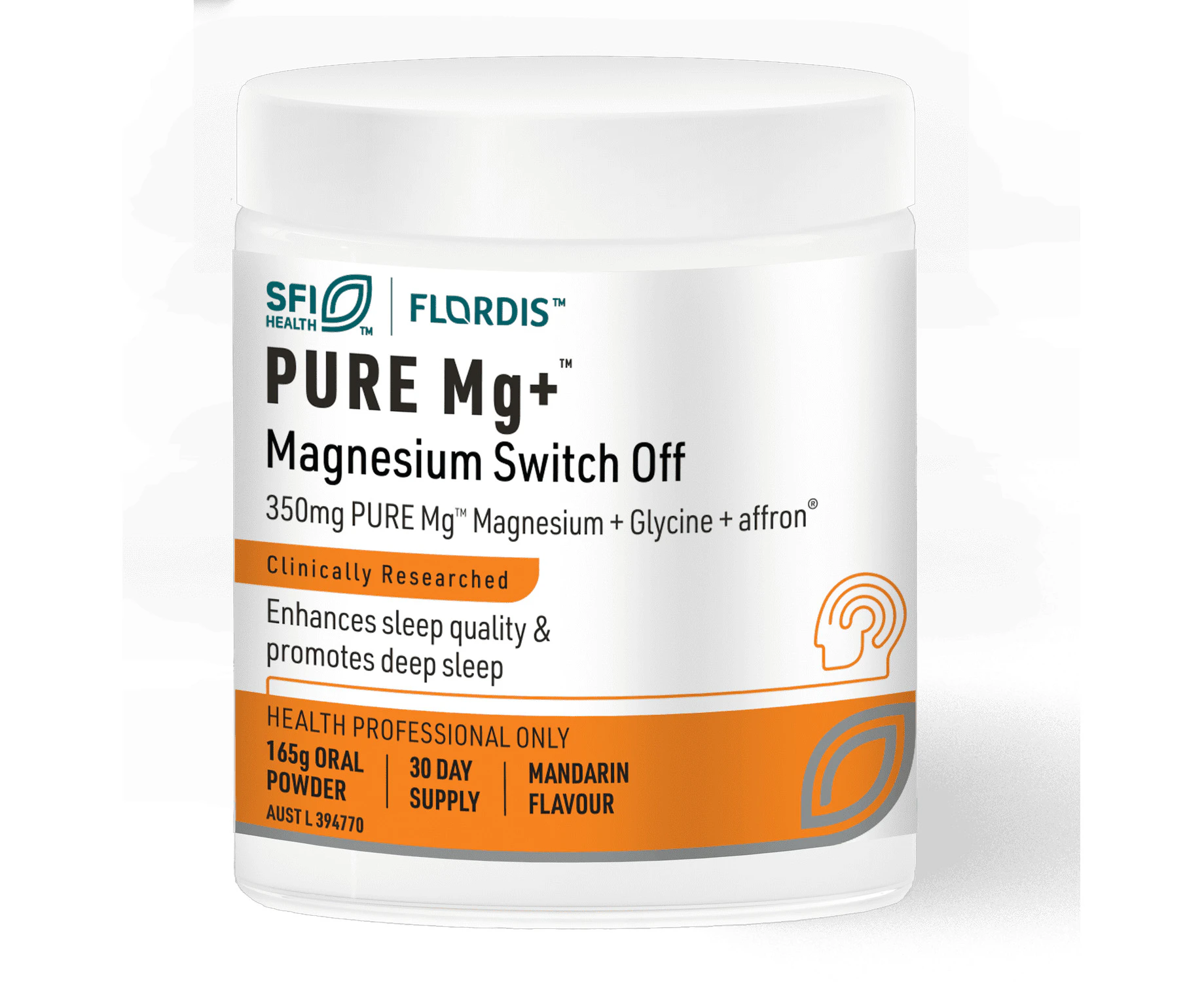 Flordis PURE Mg+ Magnesium Switch Off 165g