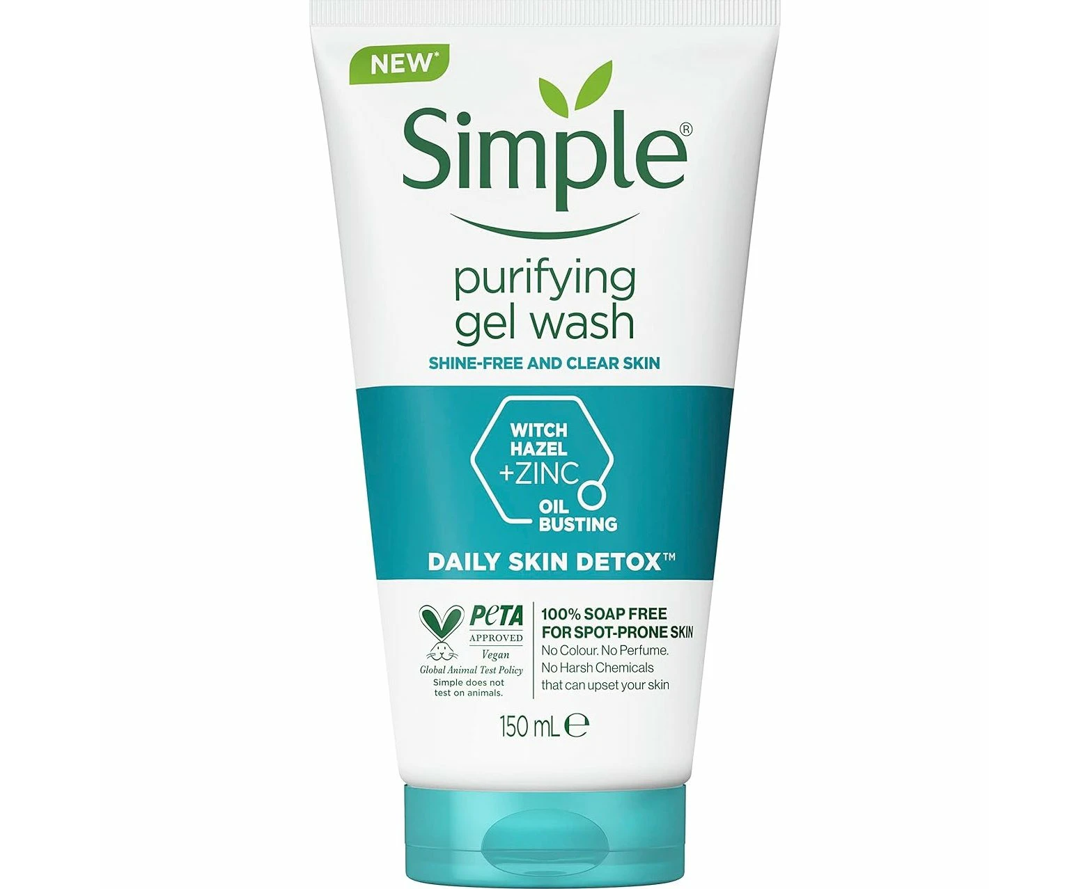 Simple Daily Skin Detox Purifying Facial Wash 150ML