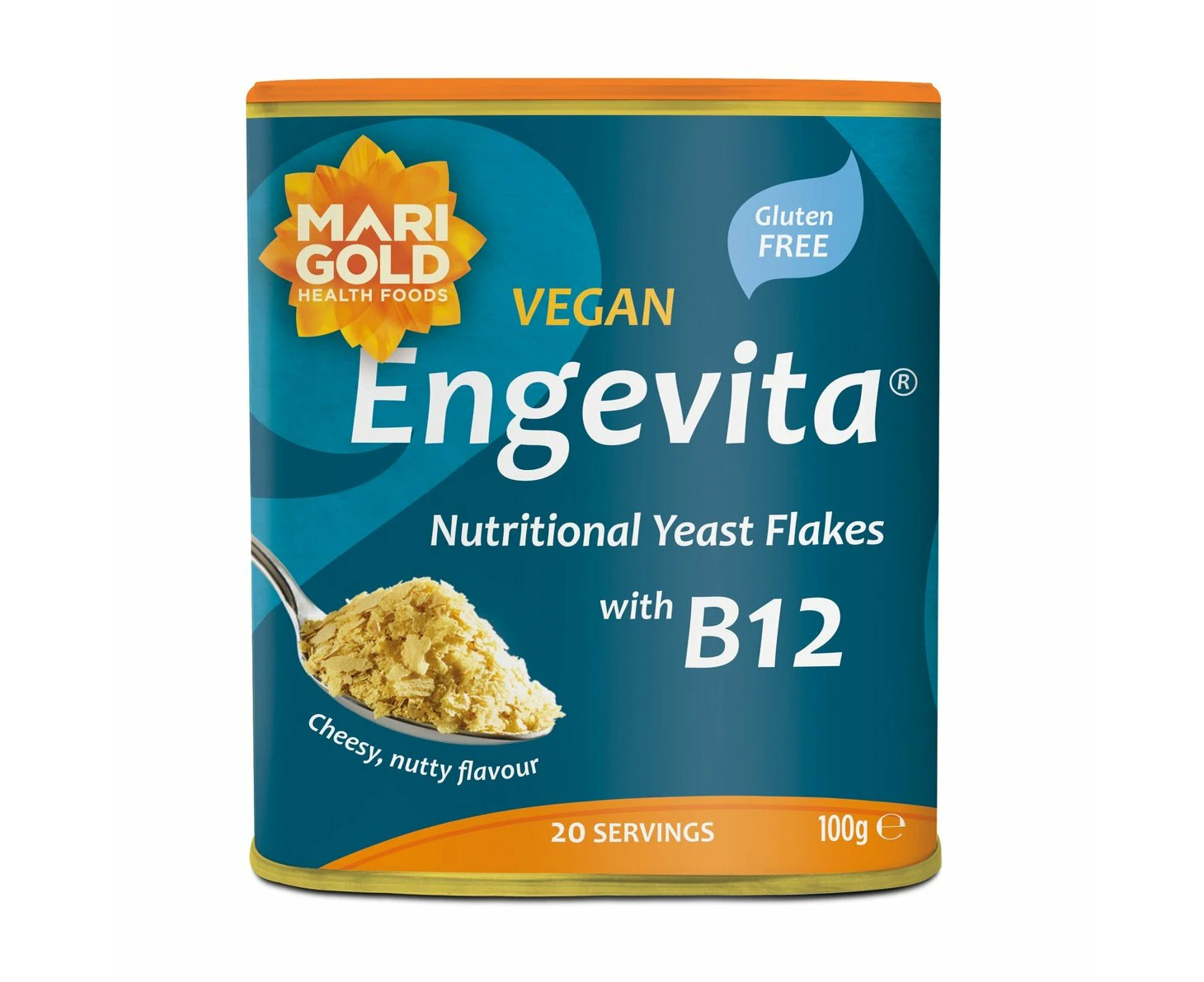 Marigold Health Foods Engevita Yeast w B12 Blue 100g