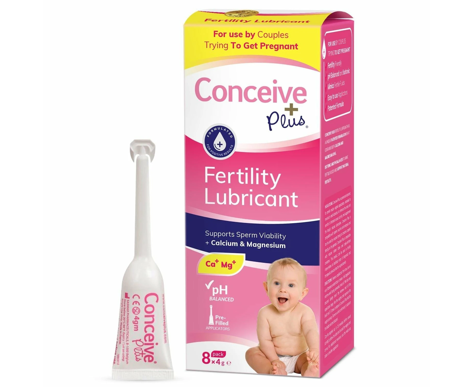 Conceive Plus Fertility Lubricant Applicators 8 x 4g