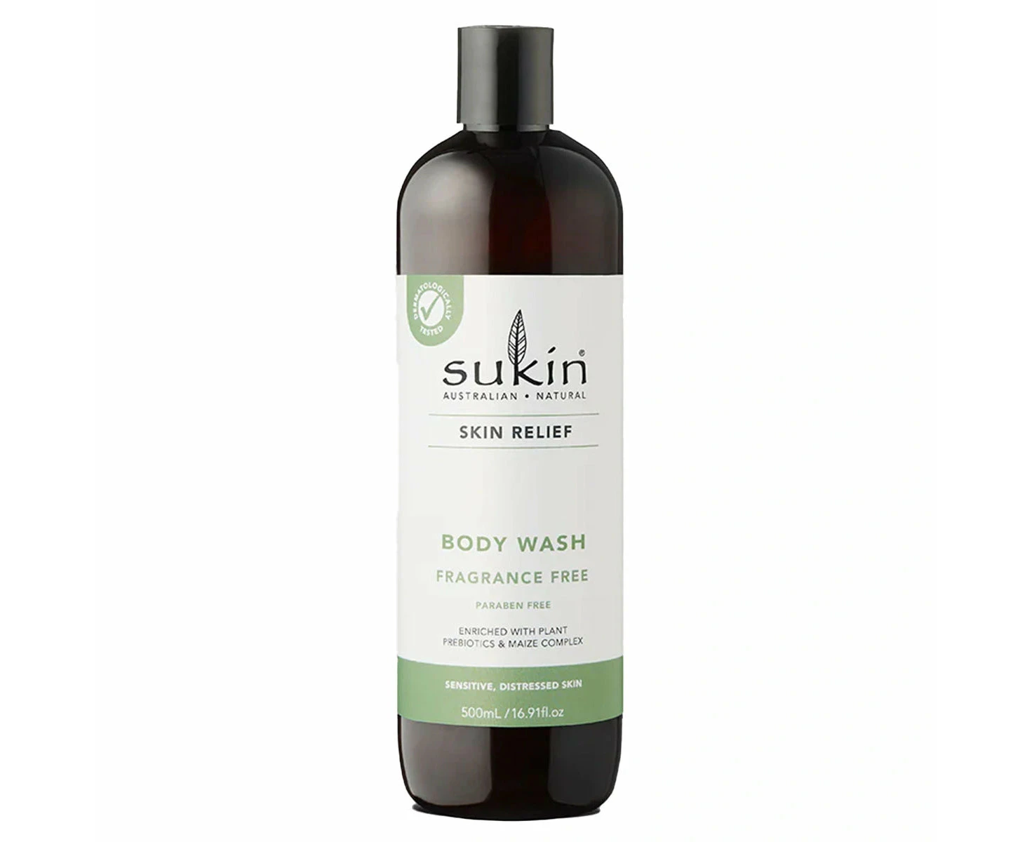 Sukin Skin Relief Body Wash 500ml Cap