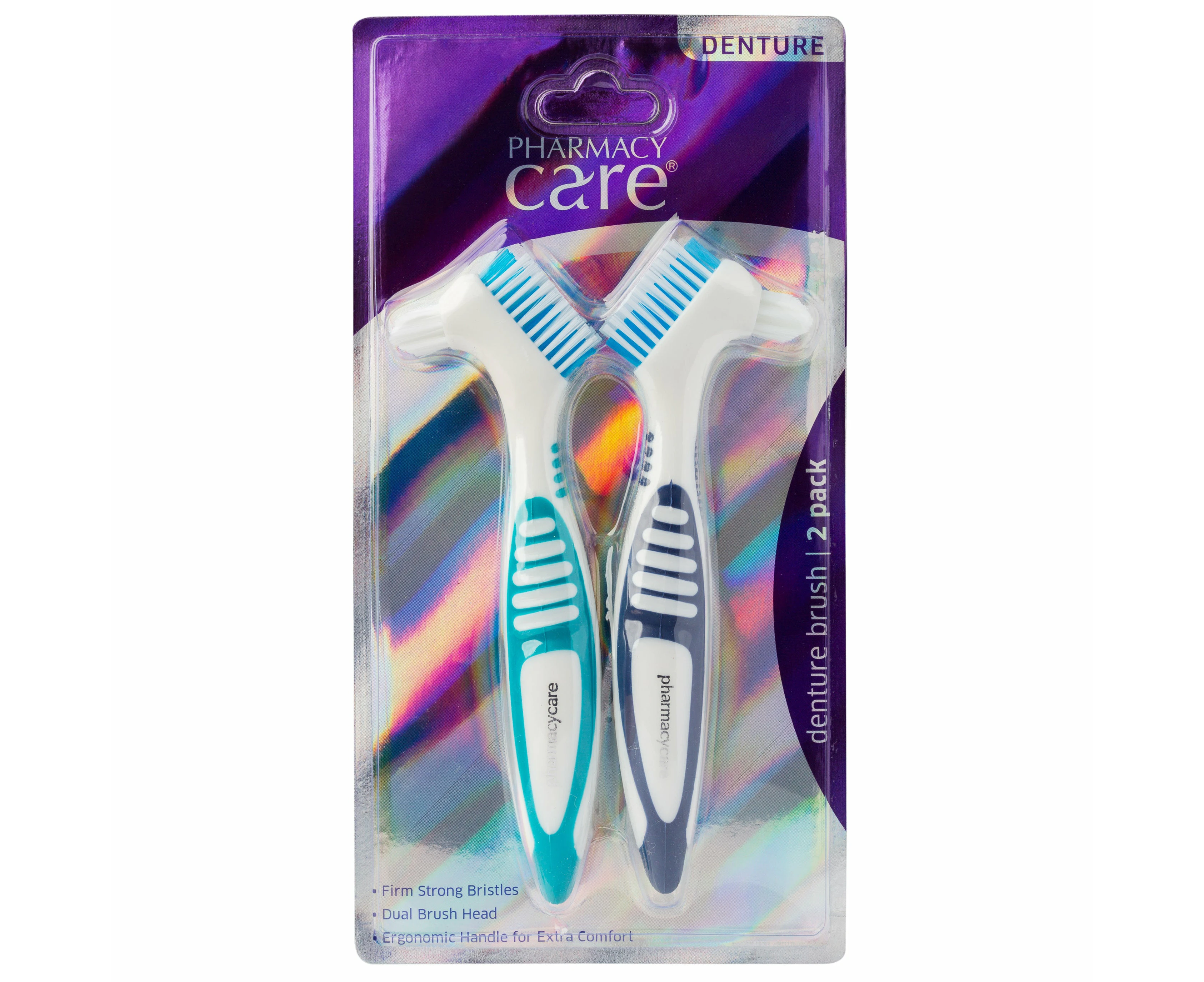 Pharmacy Care Denture Brush 2 Pack