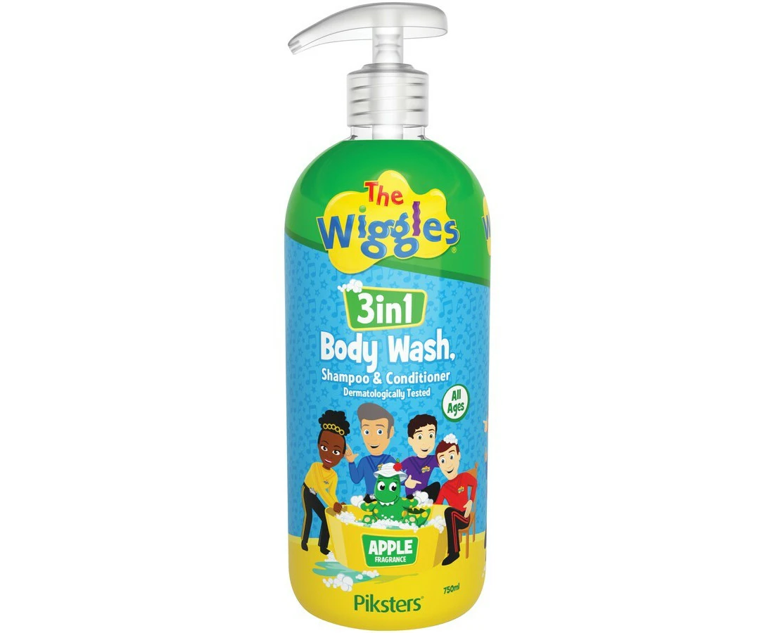 The Wiggles 3 in 1 Body Wash Apple 750ml