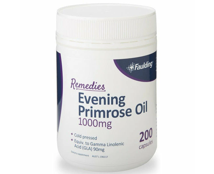 Faulding  Evening Primrose Oil 1000mg 200 Capsules